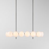 Aeris chandelier by Ross Gardam