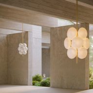 Aeris chandelier by Ross Gardam