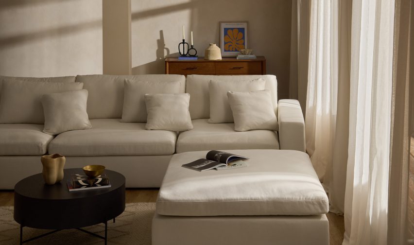 Aire modular sofa by Silk & Snow