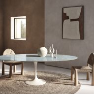 Convivialis tables by Casalgrande Padana