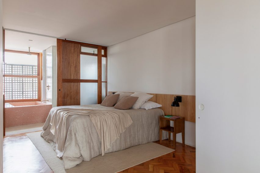 Copan apartmanındaki yatak odası