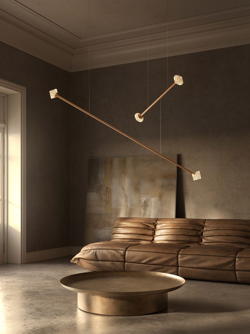 Crystal Links lighting by Preciosa