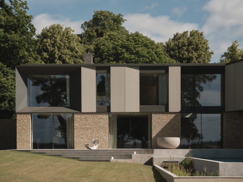 Exterior view of Oxfordshire home by DeDraft