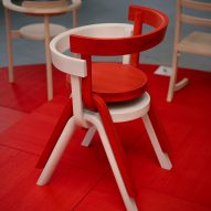 ECAL students and Karimoku create HUG chair for Swiss pavilion at Expo 2025 Osaka