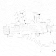 Floor plan of the Stöng Viking ruins shelter in Iceland by Sp(r)int Studio