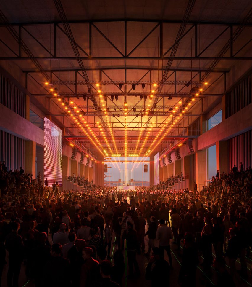 Turbine hall inside Tres Xemeneies