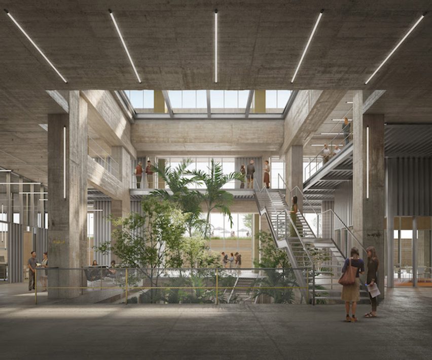 Interior of Barcelona power station