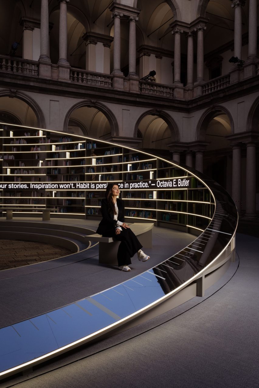 Designer Es Devlin in Milan