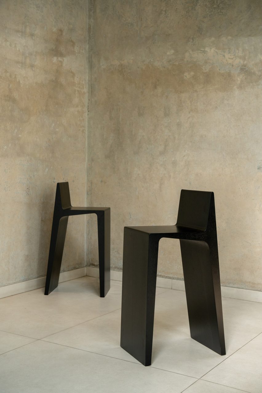 Black chairs