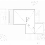 Roof plan of Field House by Wilkinson King Architecture