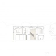 Section of Field House by Wilkinson King Architecture