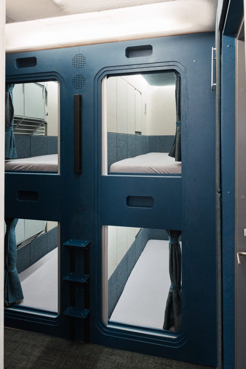 Bedroom units in a storage unit