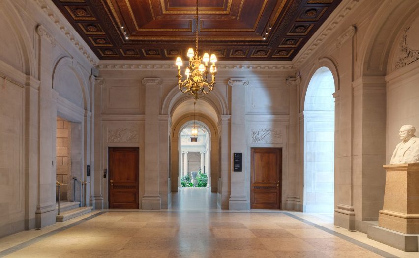 The Entrance Hall at The Frick Collection
