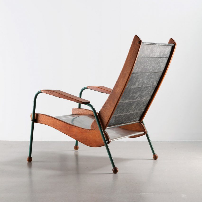 Visiteur No. 352 armchair, 1949, from Jean Prouvé: From Furniture to Architecture