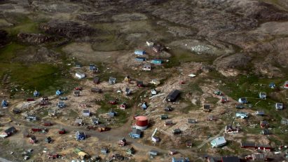 Greenland aerial