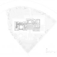First floor plan of Gulzar's Residence by Field Architects