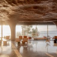 Blue Insight Cave Space in China by 3andwich Design
