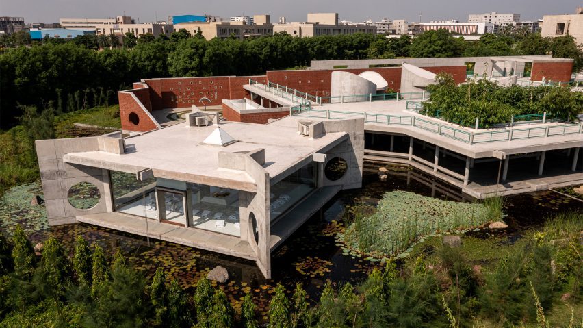 Sri Aurobindo Integral Life Centre in India by Studio Naqshbandi