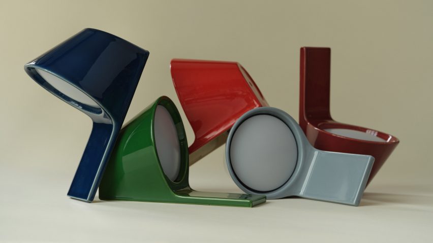 Colourful ceramic tiles with integrated lights by Unknown Untitled