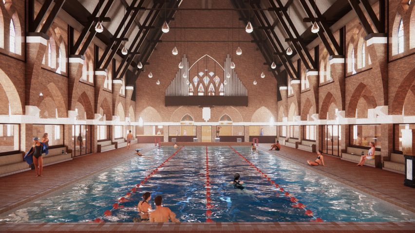 Holy Water swimming pool in a church by MVRDV and Zecc Architecten