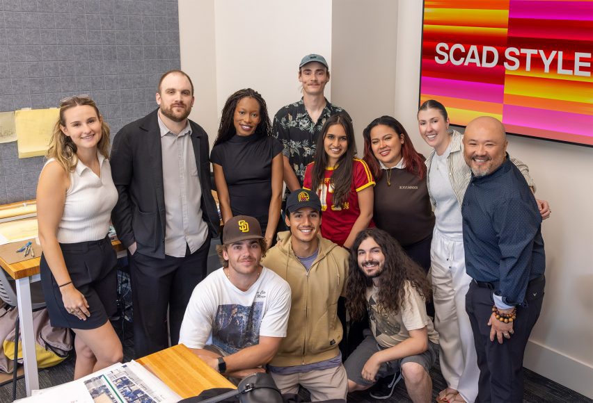 Ben Dreith and Dominique Petit-Fr&egrave;re meeting SCAD students