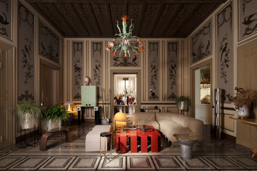 The Foyer by Simone Haag at L'Appartamento by Artemest