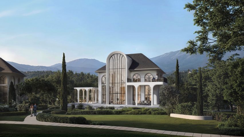 Visualisation of a house in Slovenia