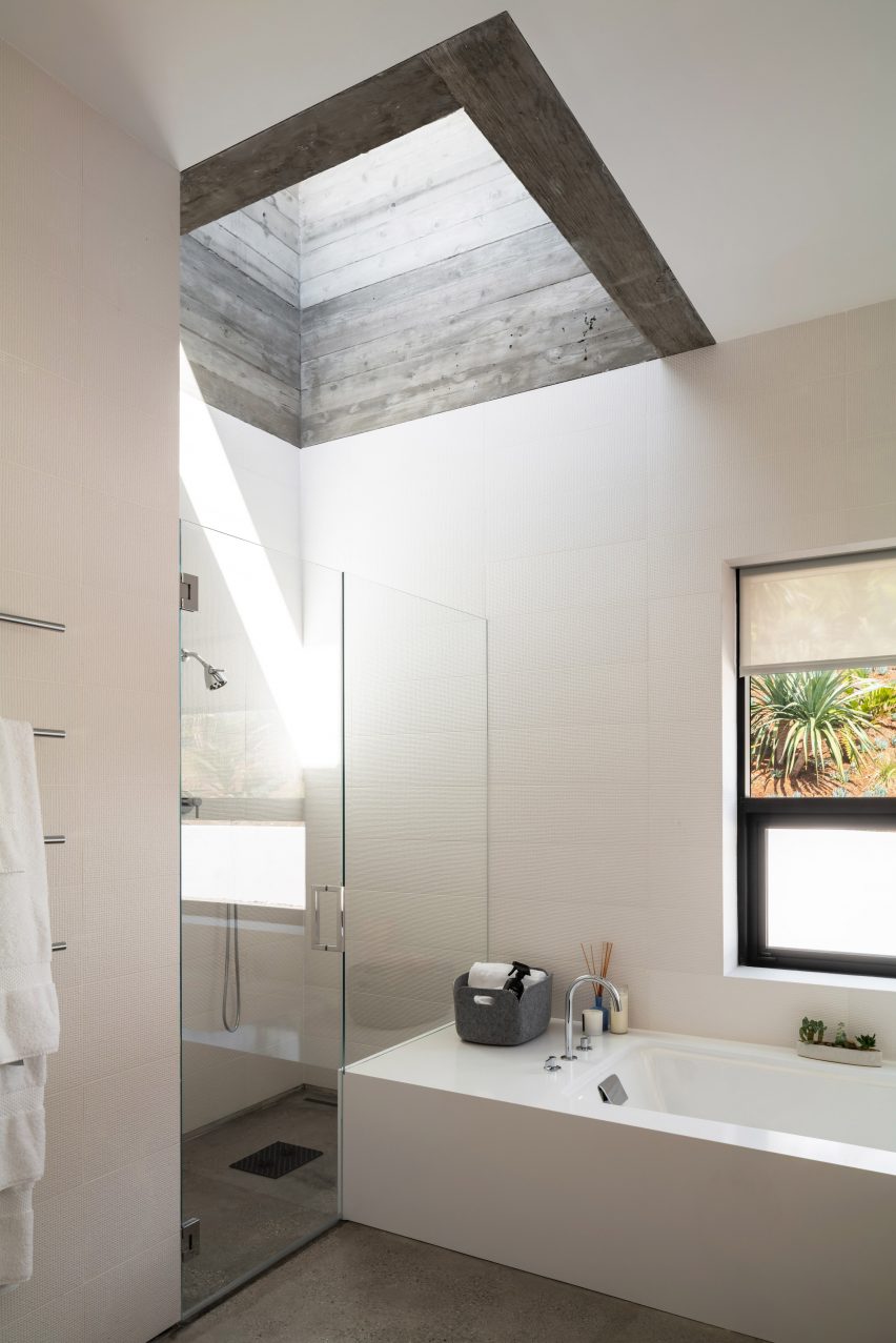 Bathroom with lightwells