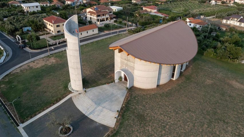 Narac church Albania concrete