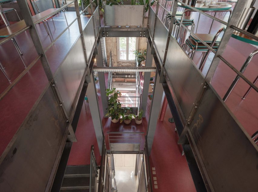 Central stairwell of Gros Bao