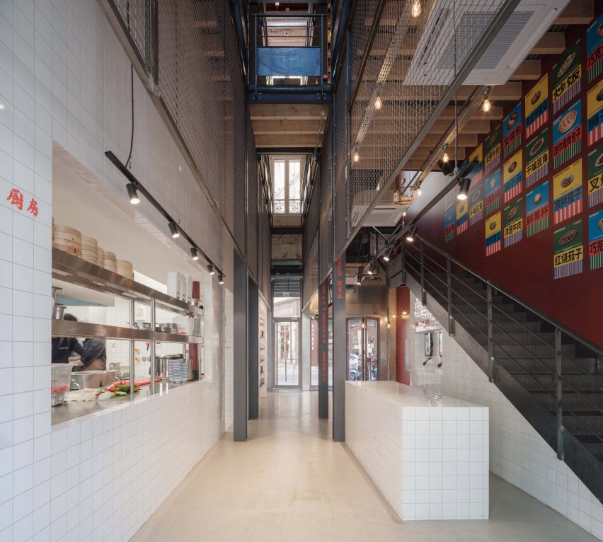 Entrance of restaurant in Marseille by Neri&Hu