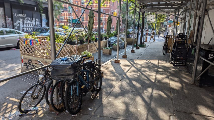 New York City scaffolding