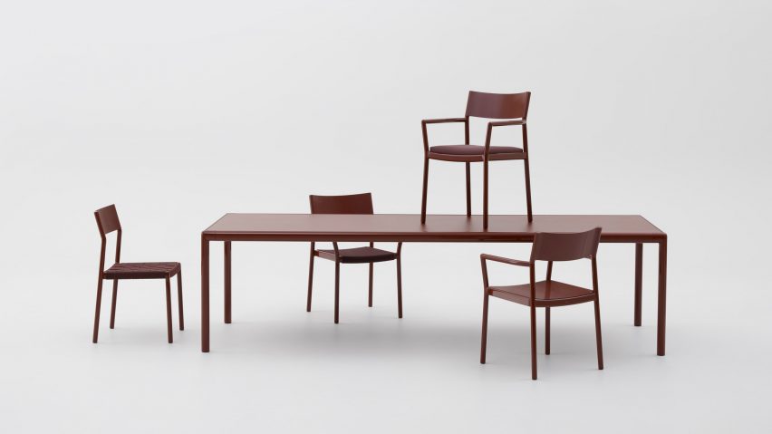 Passage tables and chairs by Ronan Bouroullec for Kettal