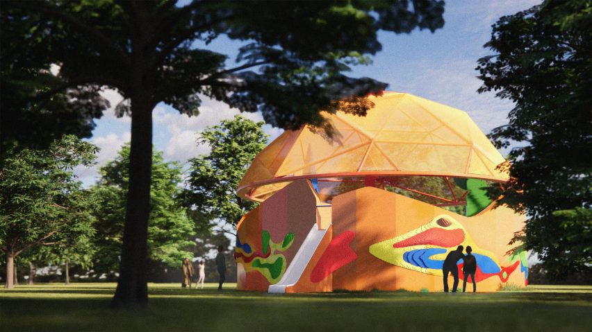 Serpentine Play Pavilion by Peter Cook