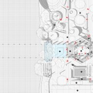 Plan of Sanctuary Tunnel Garden by RAD+ar