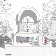 Section of Sanctuary Tunnel Garden by RAD+ar