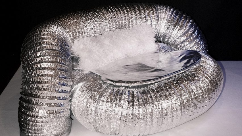 Silver chair