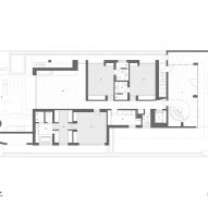 Plan of South Yarra House by Pandolfini Architects