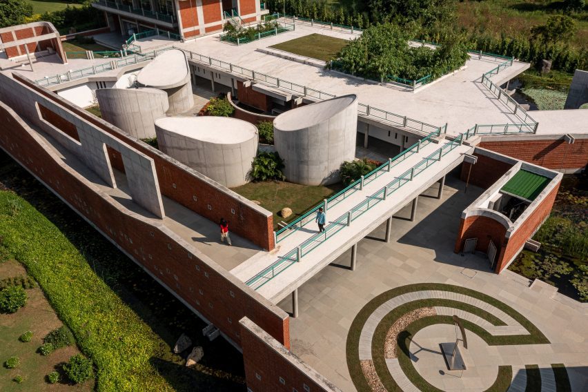 Sri Aurobindo Integral Life Centre in India by Studio Naqshbandi