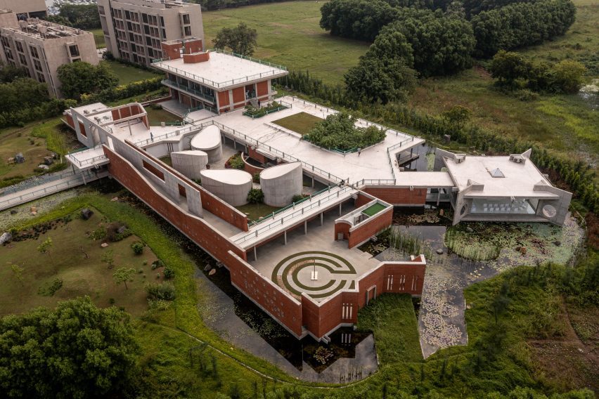 Sri Aurobindo Integral Life Centre in India by Studio Naqshbandi