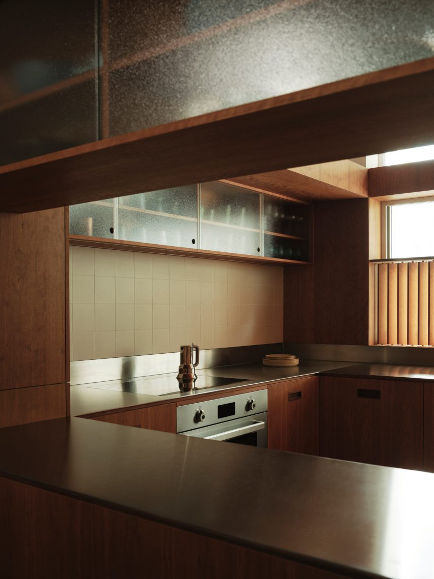 Kitchen interior at London house by Studio Hagen Hall
