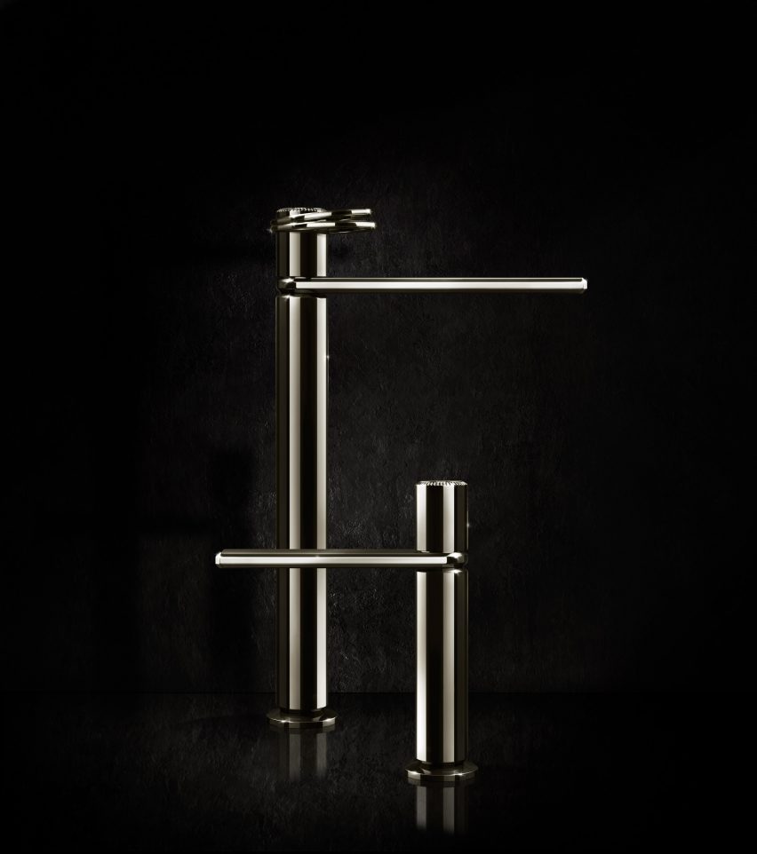 Titanio taps by Gessi