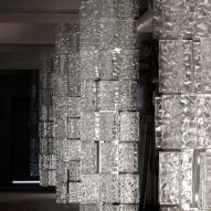 Curtains of glass
