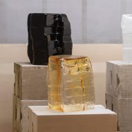Glass stools