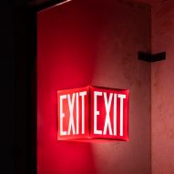 Exit wall sconce