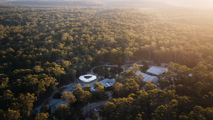 View over the Wangun Amphitheatre in southeastern Victoria