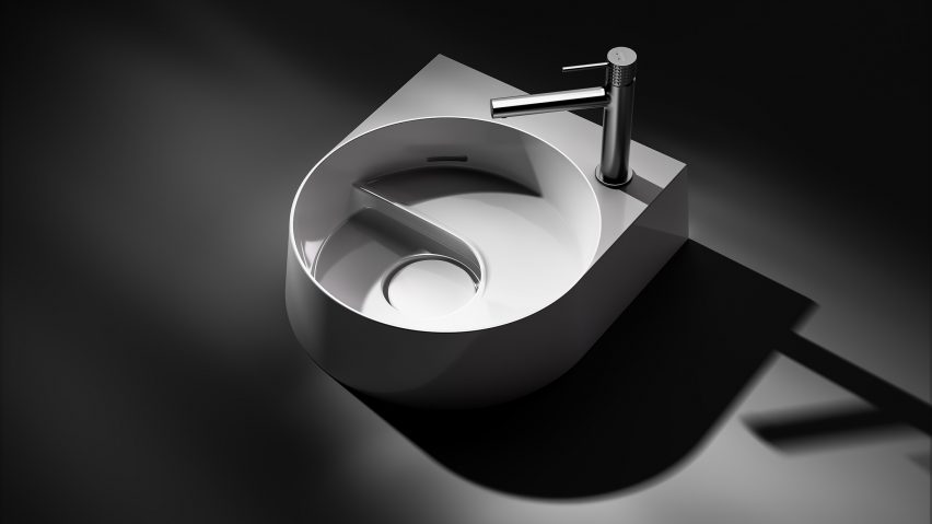 Volta washbasin by Yves Behar for Laufen
