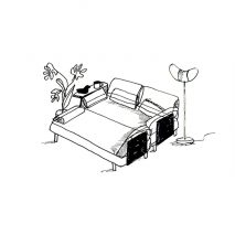 Illustration of a sofa