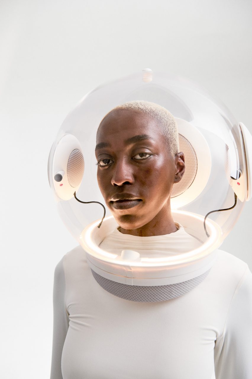 Joe Doucet space helmet for Airco