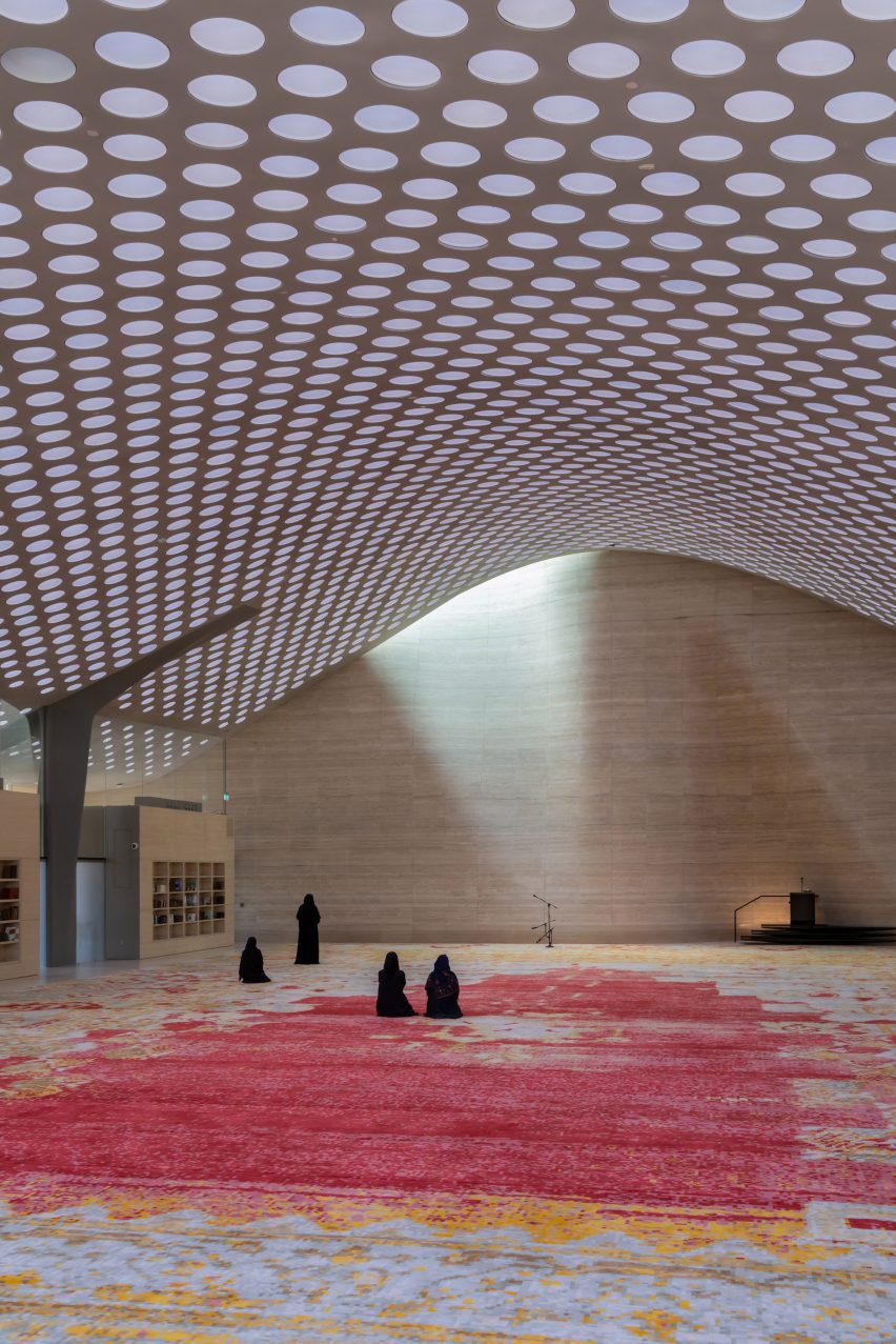 Main hall within religious centre by Diller Scofidio + Renfro